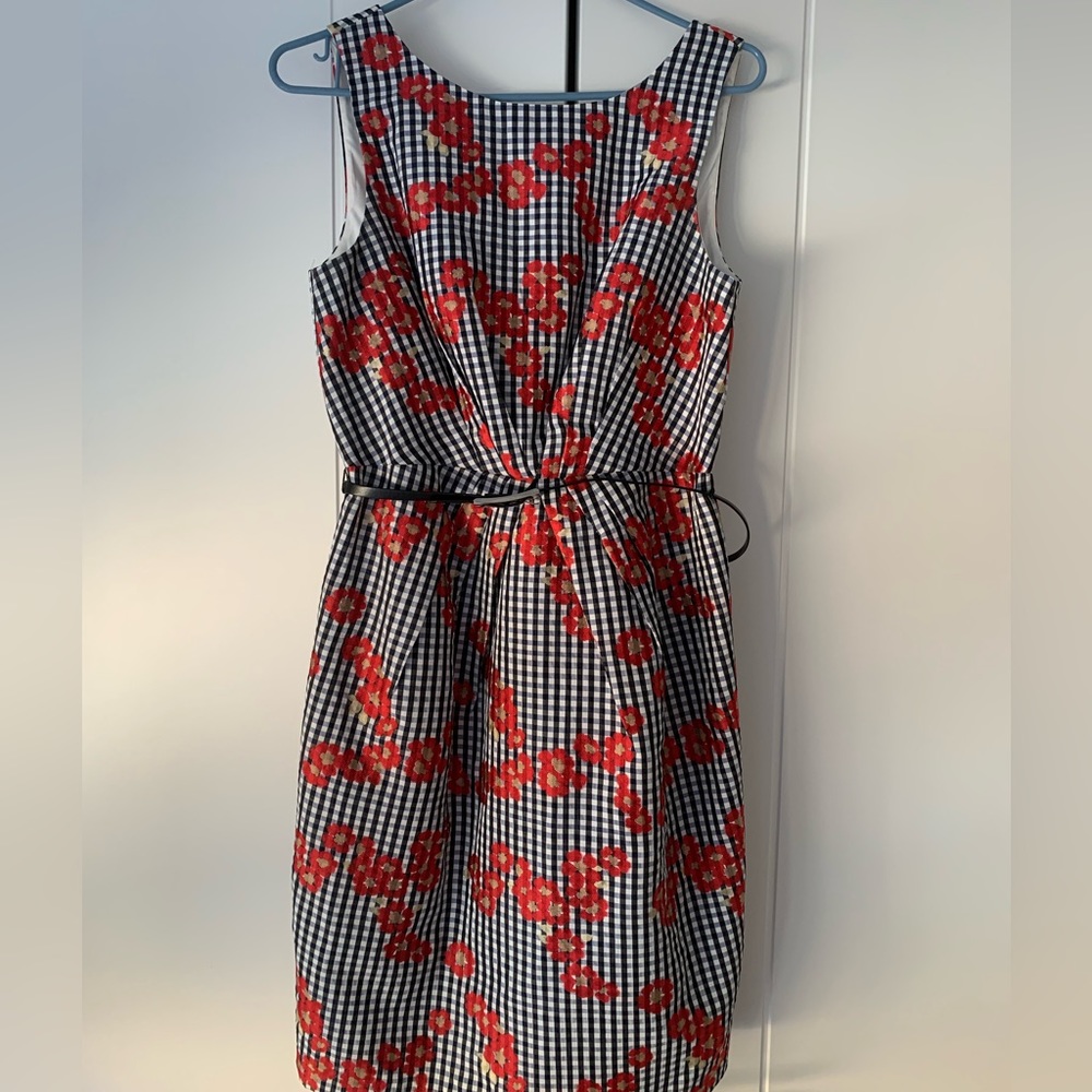 Adrianna Papell Black and white dress with flowers